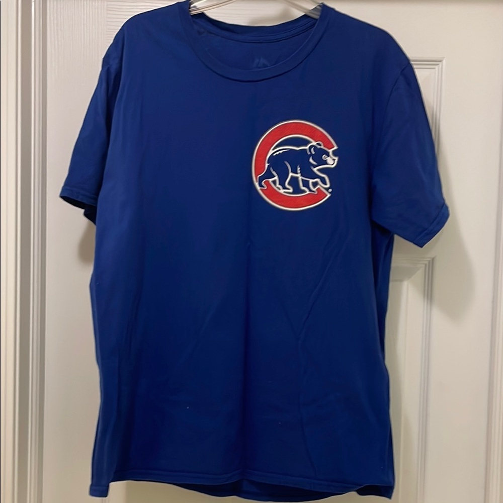 Blue Chicago Cubs Former Player T-Shirt